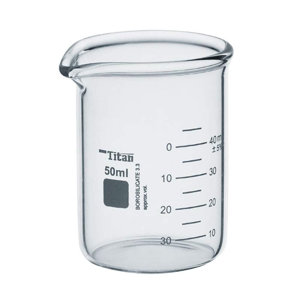 Glass Beaker, Heavy Duty 50ml