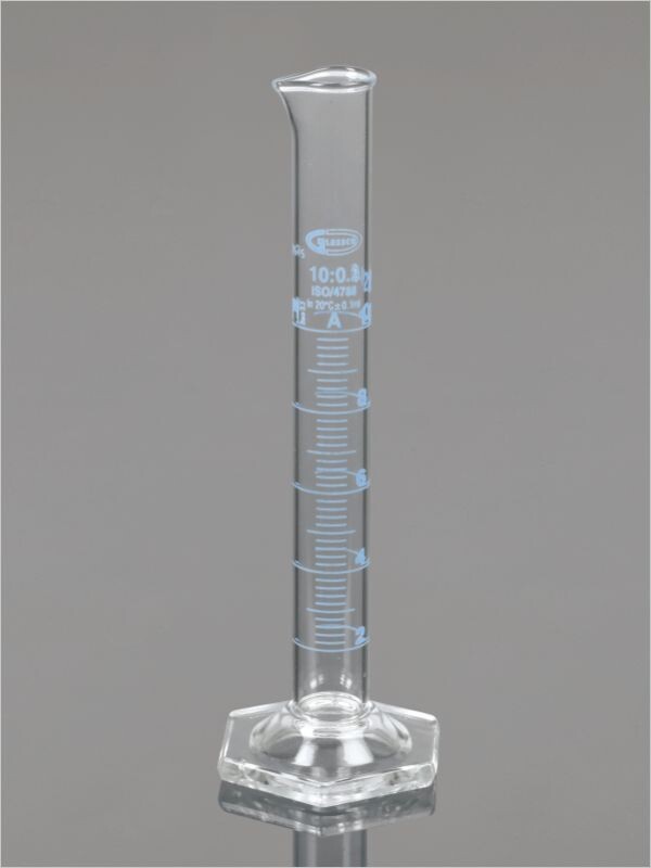 Measuring cylinder, hexagonal base 50ml