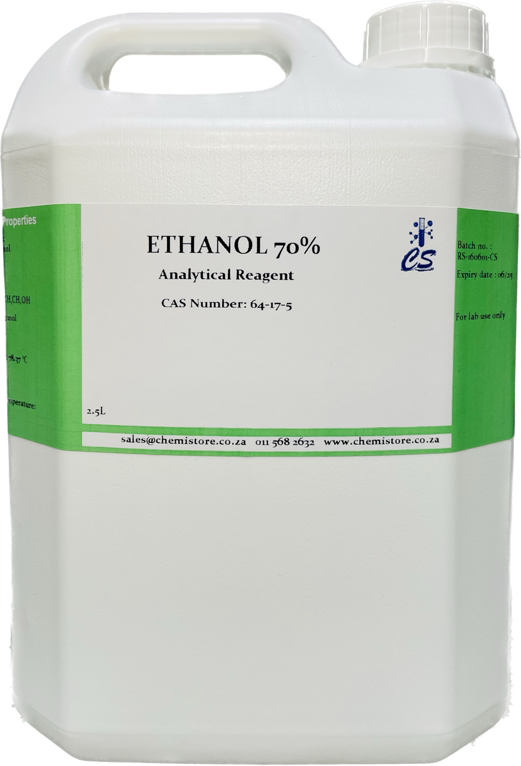 Ethanol 70% AR, 2.5L