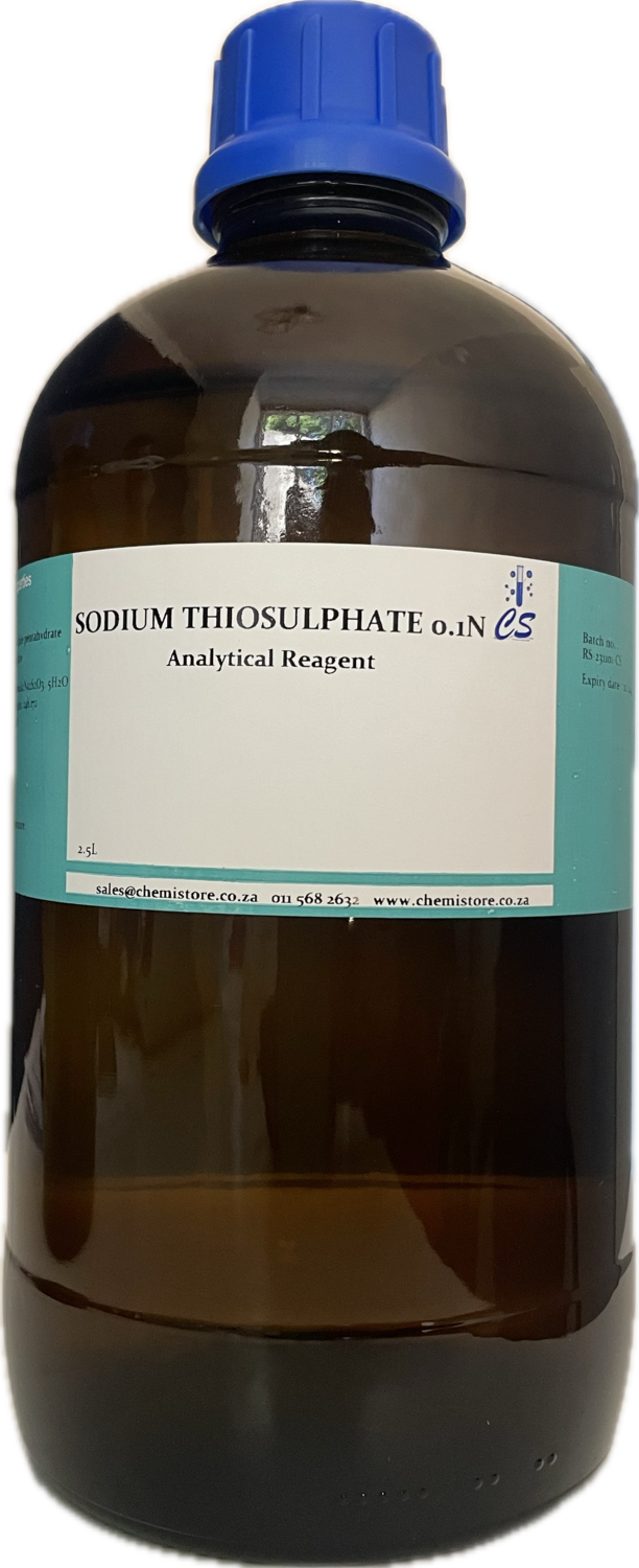 Sodium thiosulphate 0.1N, 2.5L