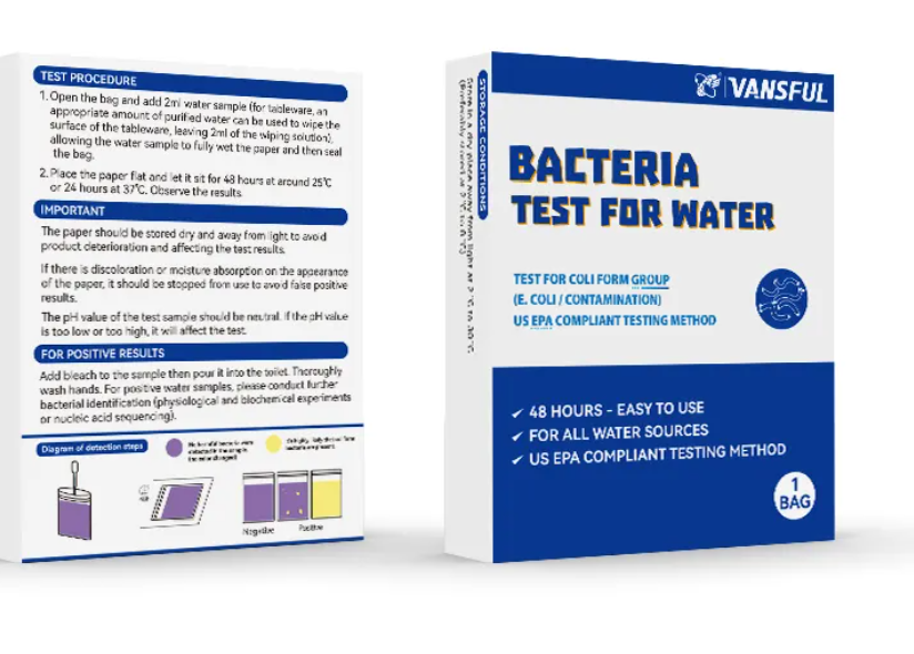 Coliform Bacteria Water Test with E.coli detection (1 test)