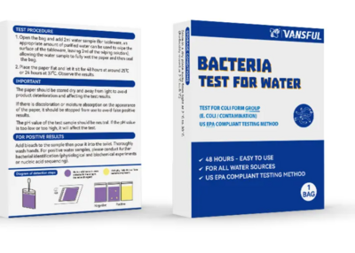 Coliform Bacteria Water Test with E.coli detection (1 test)