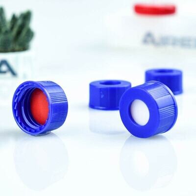 Screw cap for 2ml vials, with center hole (100pcs)