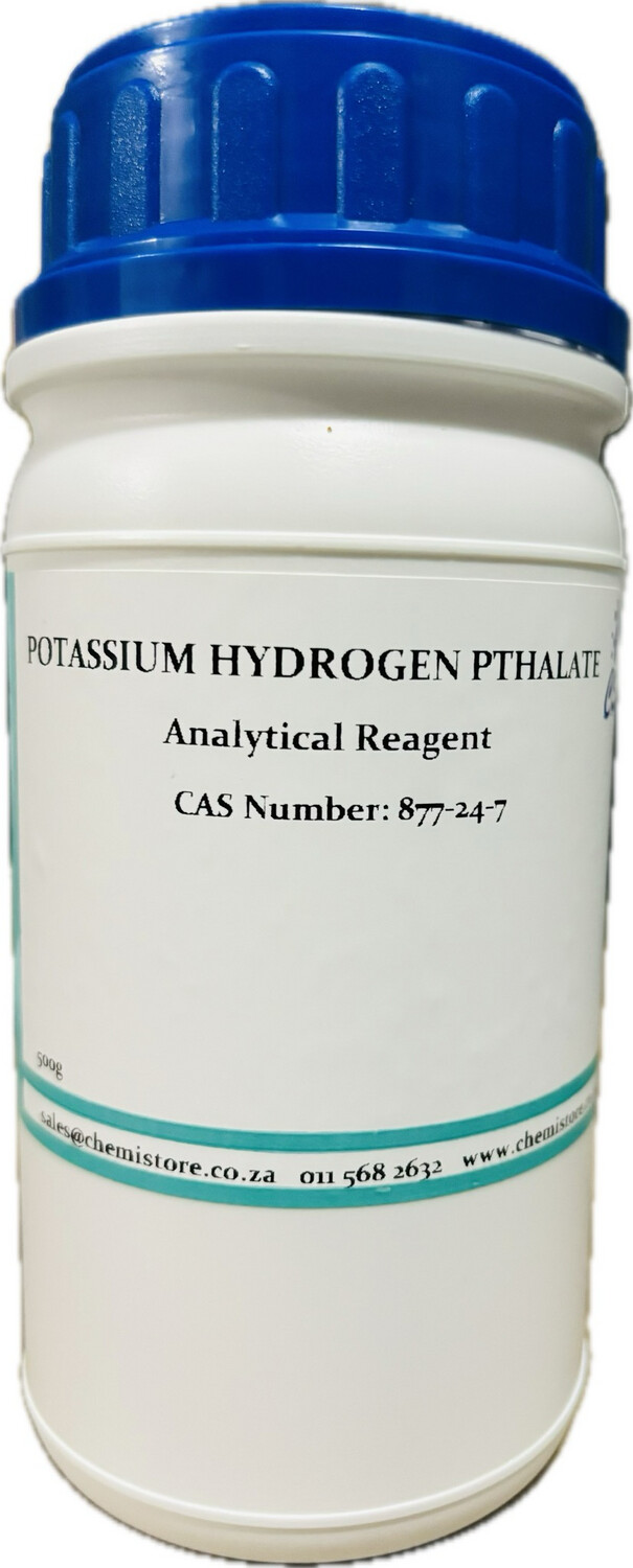 Potassium hydrogen phthalate AR, 500g