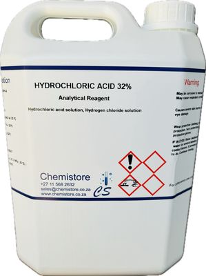 Hydrochloric acid 32% AR, 2.5L