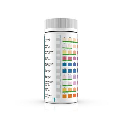Heavy Metals Water Test Strips 100 strips (test for 10 heavy metals)
