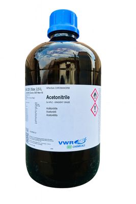 Acetonitrile 99.9+%, HiPerSolv CHROMANORM, gradient grade for HPLC, 2.5L
