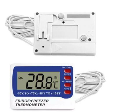 Digital thermometer Fridge, Freezer (-50 - 70°C) with alarm