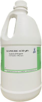 Sulphuric acid 98% AR, 2.5L