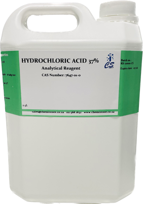Hydrochloric acid 37% AR, 2.5L