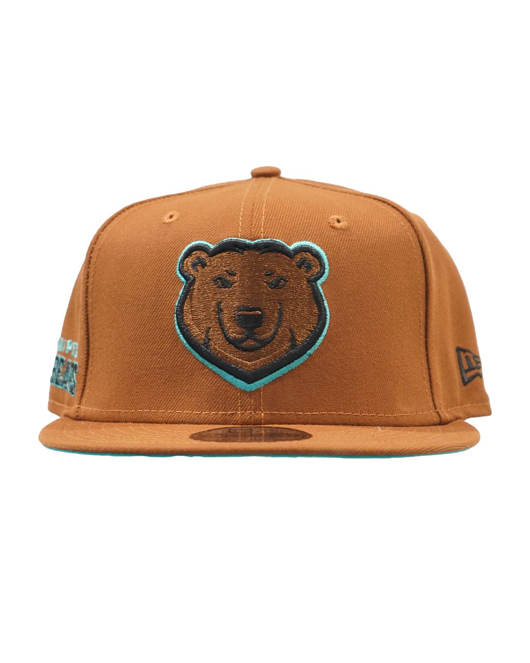 New Era 9Fifty Snapback Hat Toasted Peanut Teal