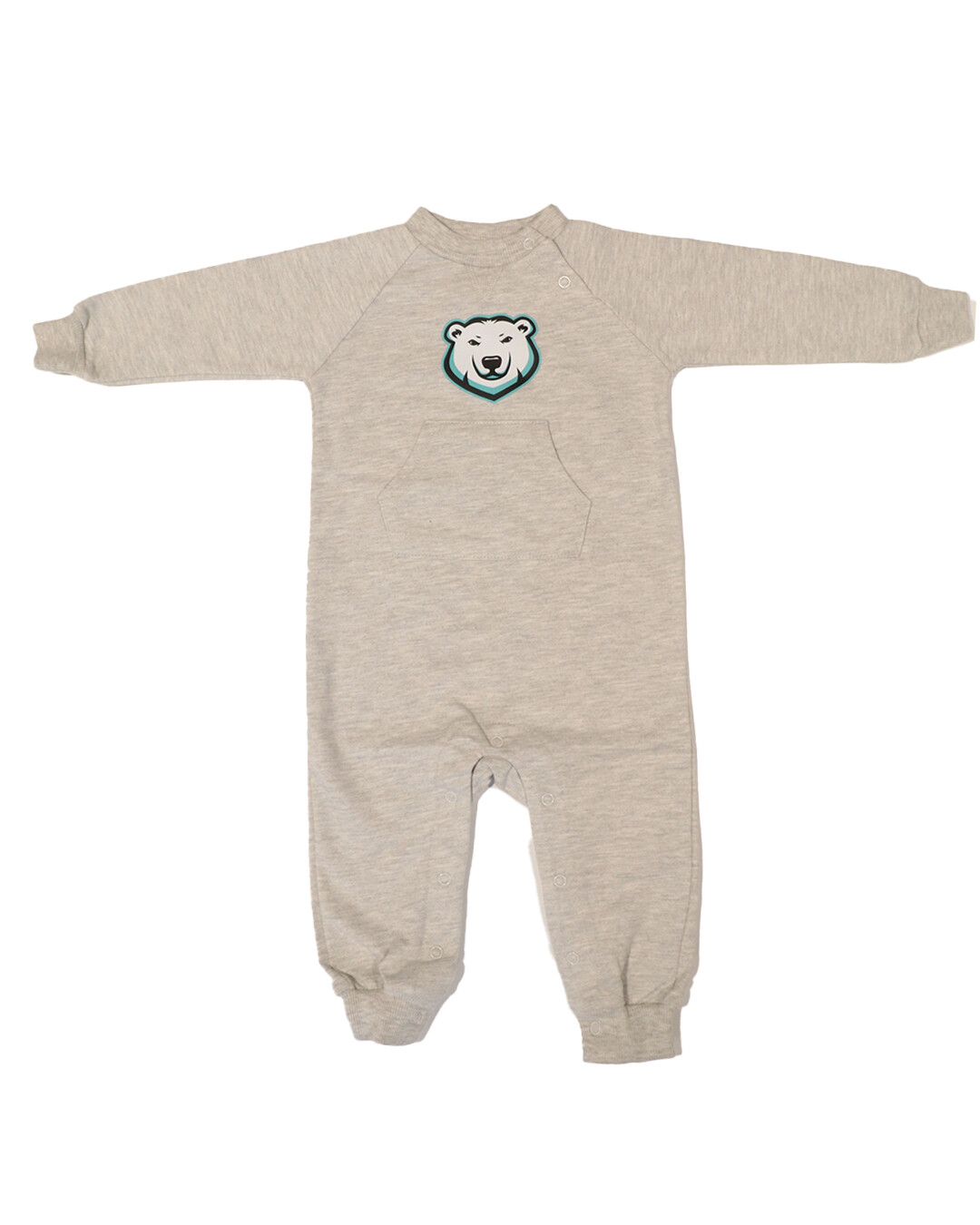 Baby Sea Bears Jumpsuit Grey