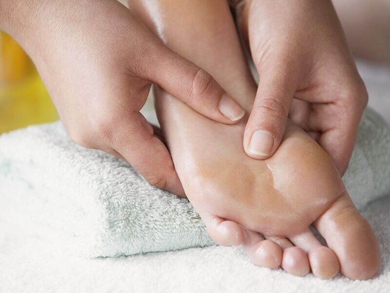 Reflexology (feet) one hour (a combination of hands or ears can be included