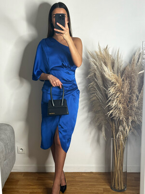 ROBE ASYMÉTRIQUE BLEU ROBE ASYMÉTRIQUE BLEU