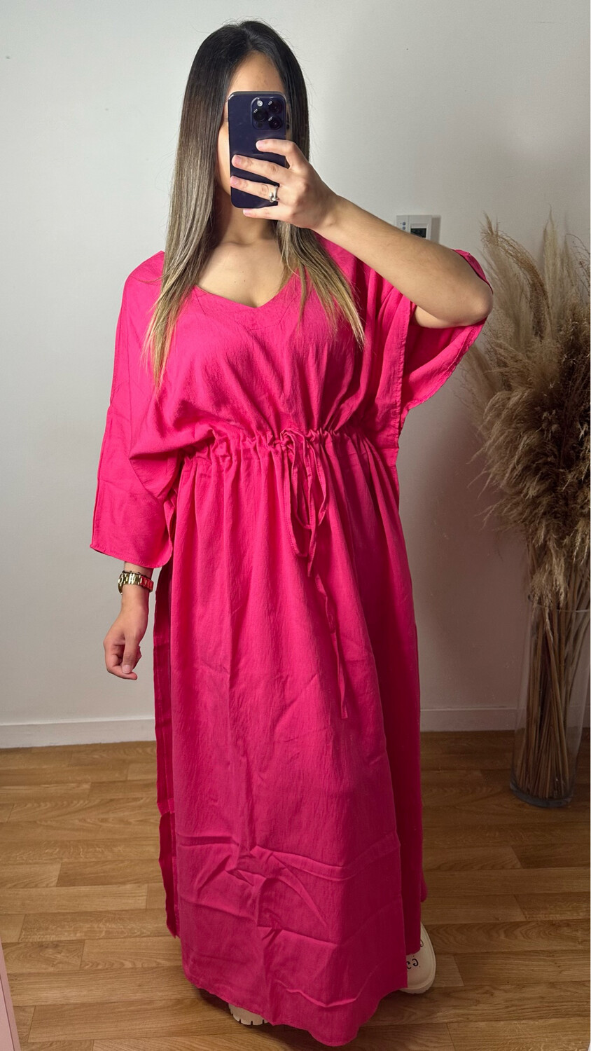 ROBE PAPILLON ROSE