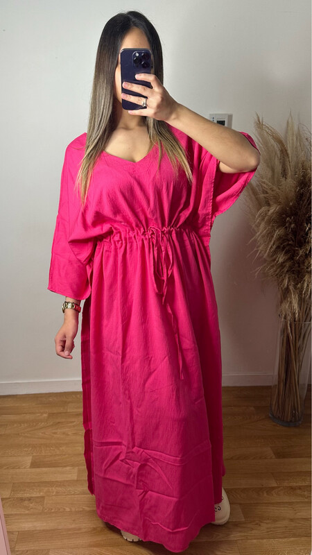 ROBE PAPILLON ROSE