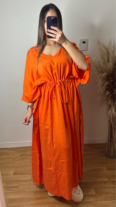ROBE PAPILLON ORANGE