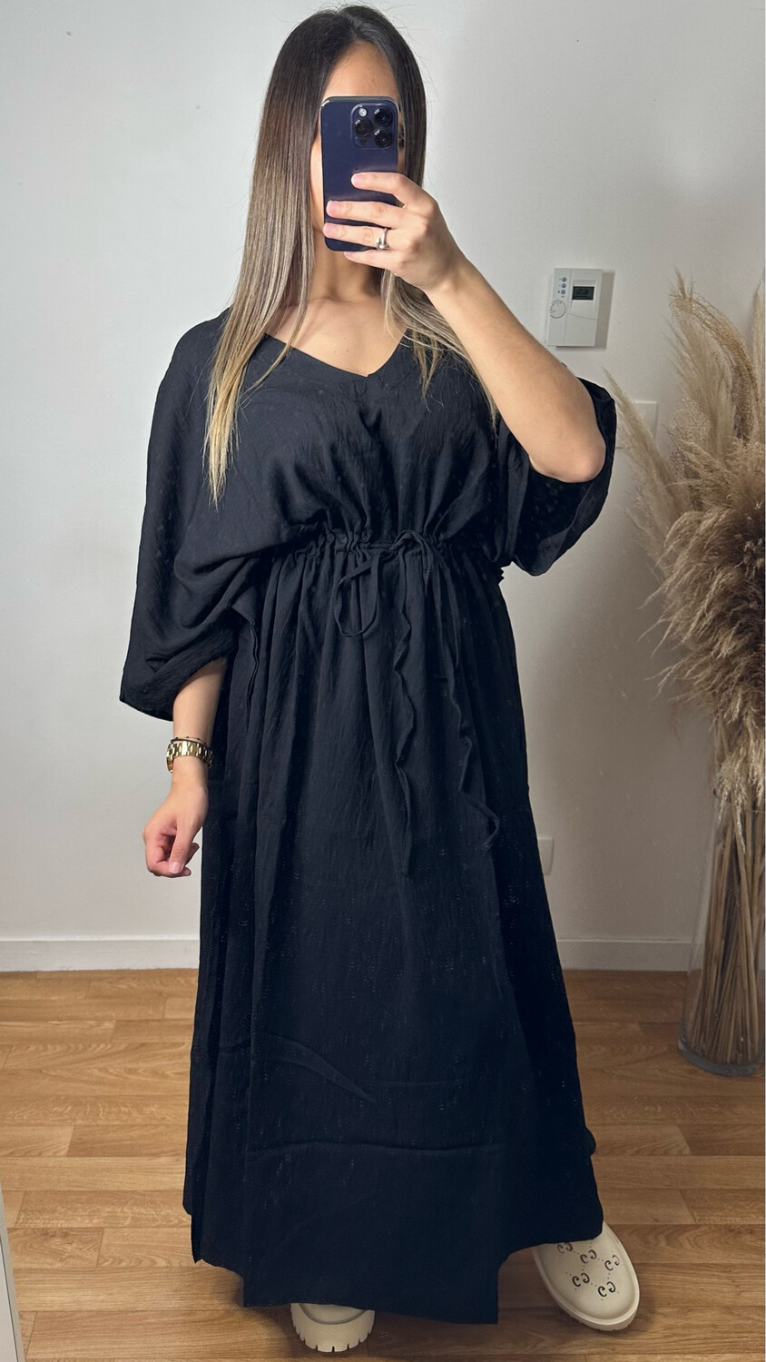 ROBE PAPILLON NOIR
