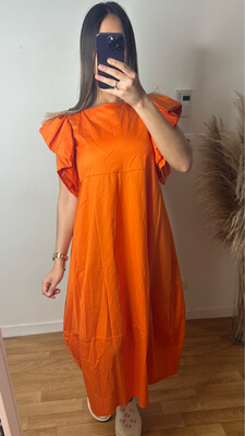ROBE BOUFFANTE ORANGE