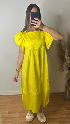 ROBE BOUFFANTE JAUNE