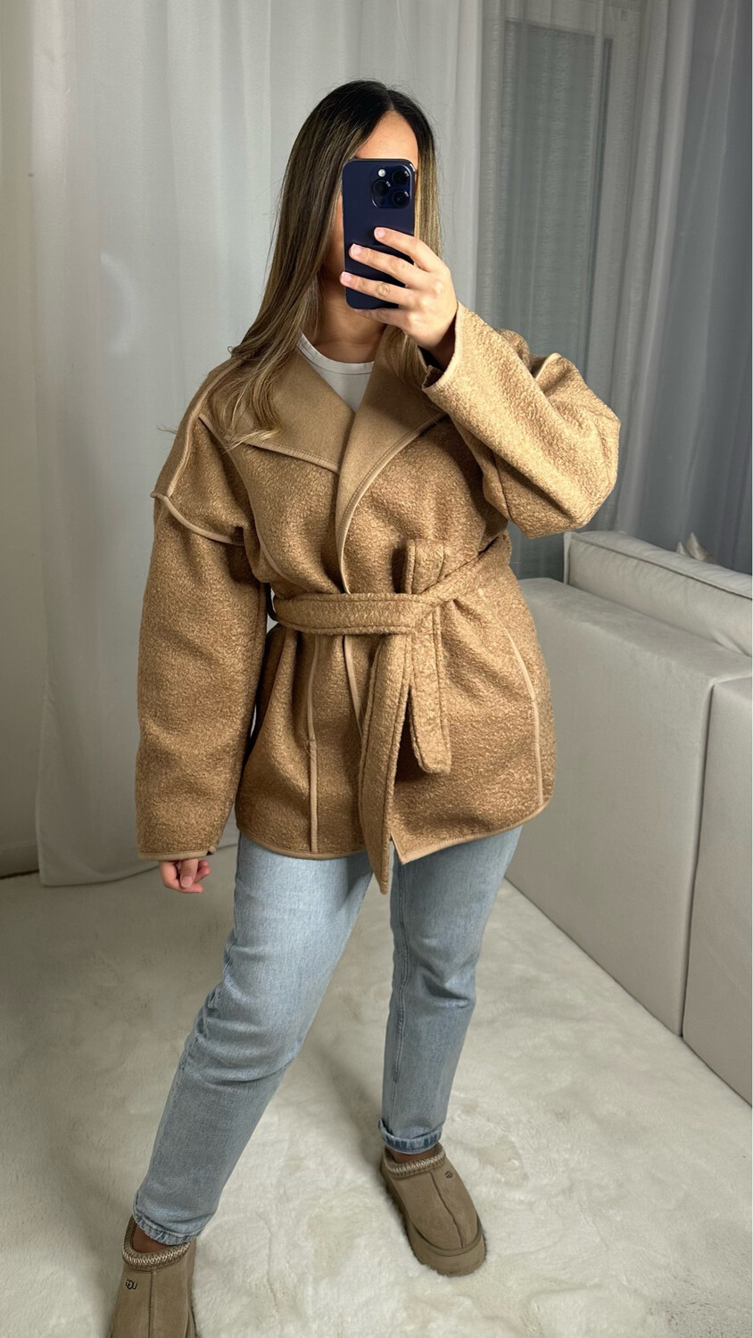VESTE MIA CAMEL