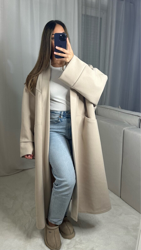 MANTEAU JENNA BEIGE