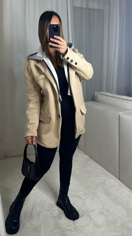 BLAZER CAPUCHE BEIGE