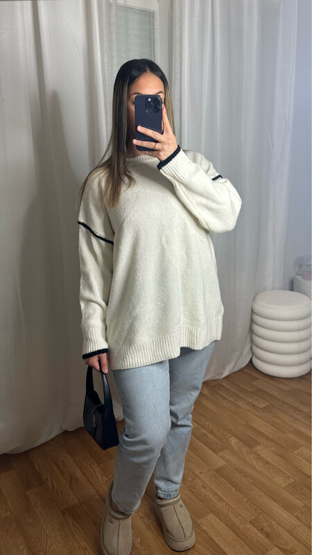 PULL NINA BLANC