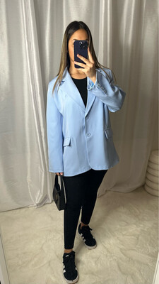 BLAZER BASIC BLEU BLAZER BASIC BLEU