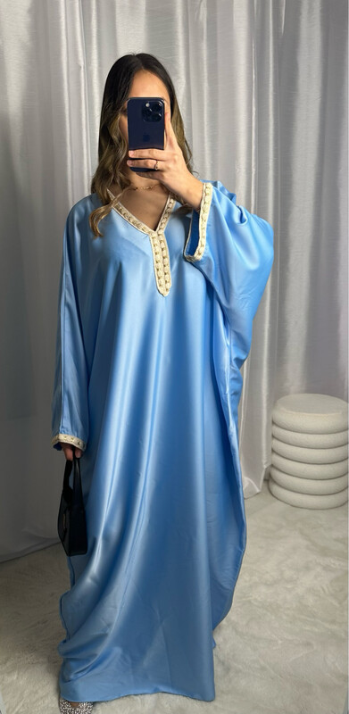 ABAYA MONA BLEU