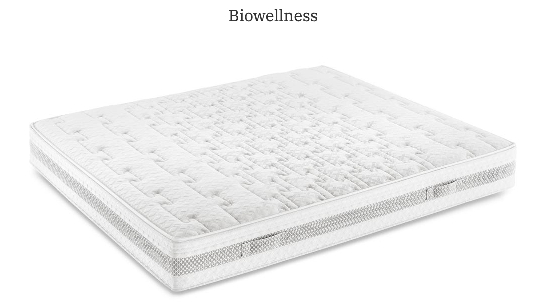 Biowelness Ennerev - Materasso singolo 100% lattice medio