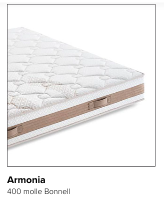 Armonia Ennerev - Materasso singolo molle tradizionali.