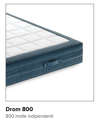 DROM 800 Ennerev - Materasso matrimoniale molle insacchettate e memory