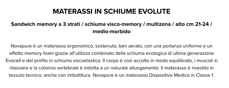 NOVAPURE - ENNEREV -  Linea Schiume Evolute