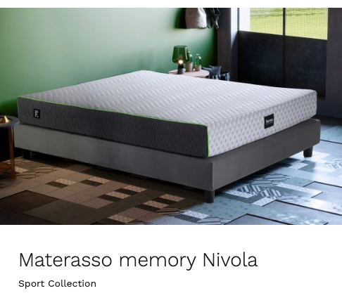 NIVOLA - FORMABED MATERASSO MEMORY EQUILIBRATO SINGOLO