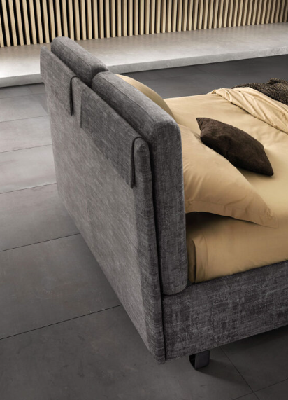 Letto SAMOA FORM, tessuto, contenitore per materasso 160x200