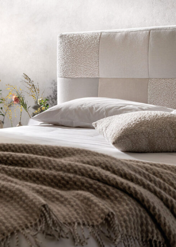 Letto SAMOA ESSENTIAL, tessuto, contenitore, per materasso 160x190