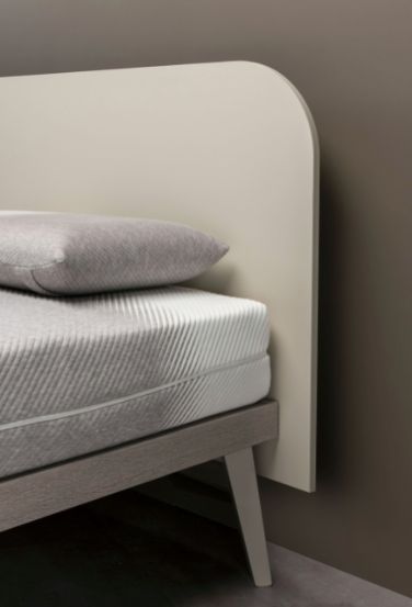 LETTO ESSEDUE  COMPONIBILE LEGNO TESTATA CORNER E RETE MOTORIZZATA per materasso 80x190