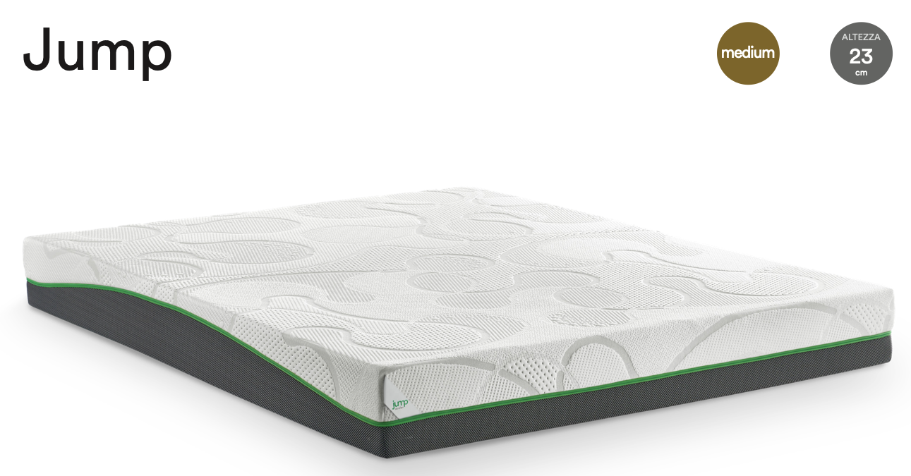 JUMP DORELAN - MATERASSO A MOLLE INDIPENDENTI SOSTEGNO MEDIO SINGOLO