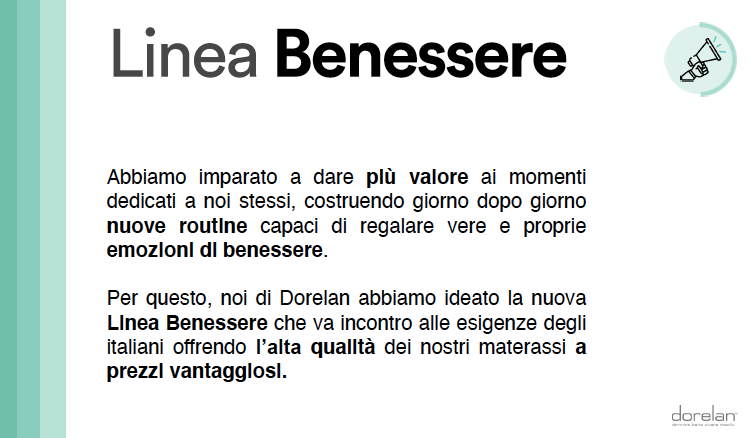GIOIA LINEA BENESSERE DORELAN - MATERASSO SINGOLO MOLLE INDIPENDENTI MEDIO