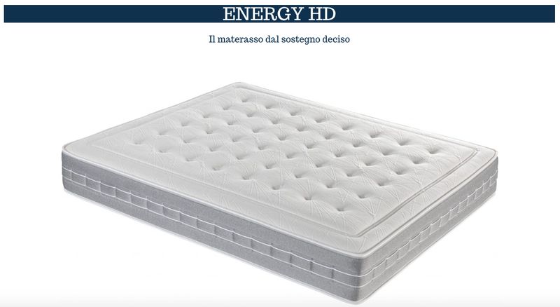 ENERGY HD EXTRA FIRM - NOCTE MATERASSO MOLLE ORTOPEDICHE RIGIDO SINGOLO ESPOSIZIONE 2026