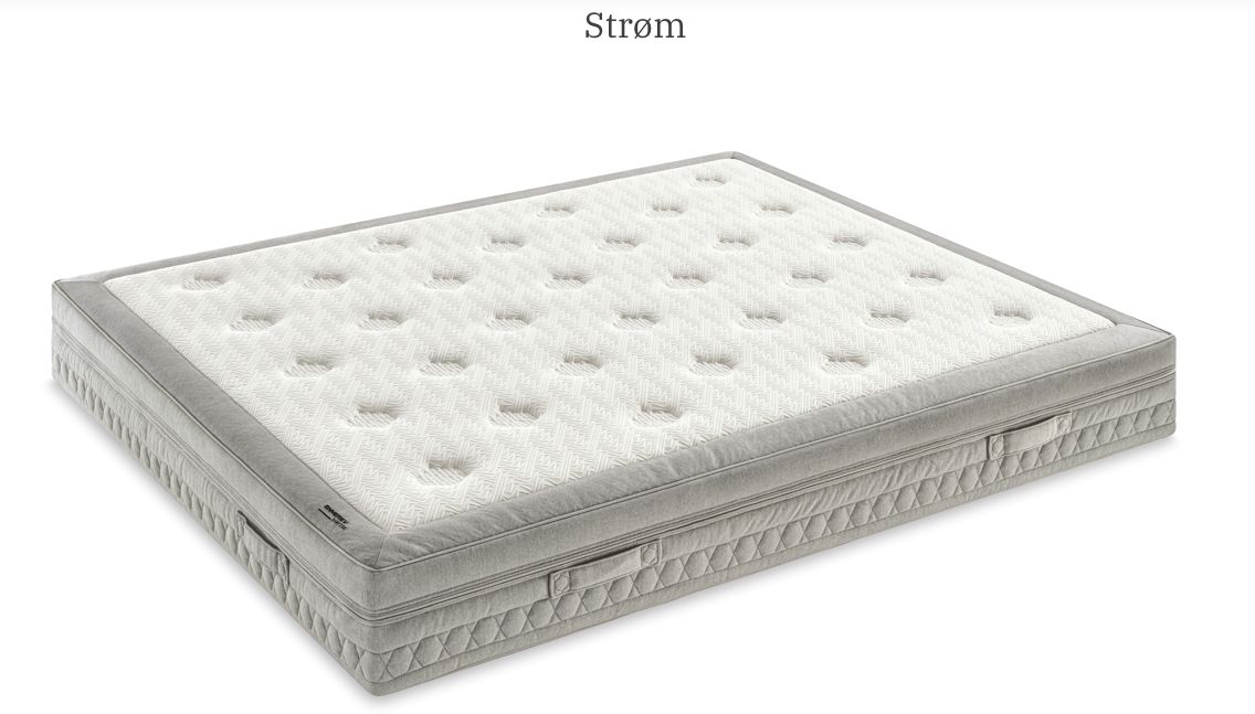 STROM- ENNEREV MATERASSO MATRIMONIALE DA ESPOSIZIONE CON MICROMOLLE INDIPENDENTI E MEMORY