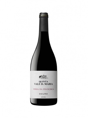 Garrafa Quinta Vale D. Maria Vinha da Francisca Tinto – vinho do Douro elegante, complexo e de vinhas selecionadas.