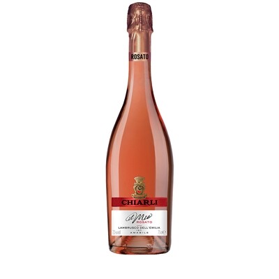 Garrafa de Lambrusco Chiarli dell'Emilia Rosato rosé da região da Emilia-Romagna, Itália