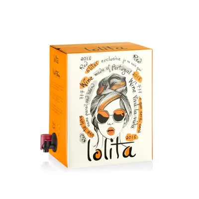 Lolita Tinto Bag-in-Box 5L - Vinho Português Jovem e Frutado | Entrega em Luanda