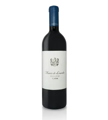 Garrafa do vinho tinto Carm Maria de Lourdes da região do Douro