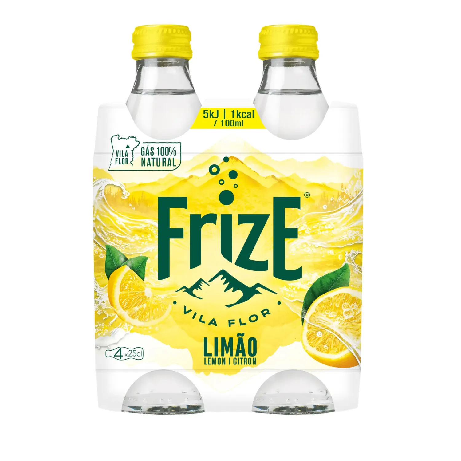 Frize Água com Gás Limão 4-Pack 25cl
