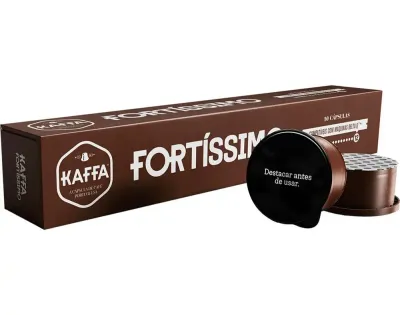 Cápsulas Kaffa Compatíveis Delta Q® Fortíssimo 10 Unidades
