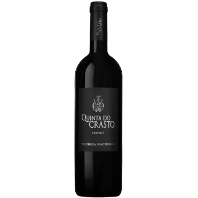 Garrafa de Quinta do Crasto Touriga Nacional Tinto, vinho DOC Douro intenso e elegante.