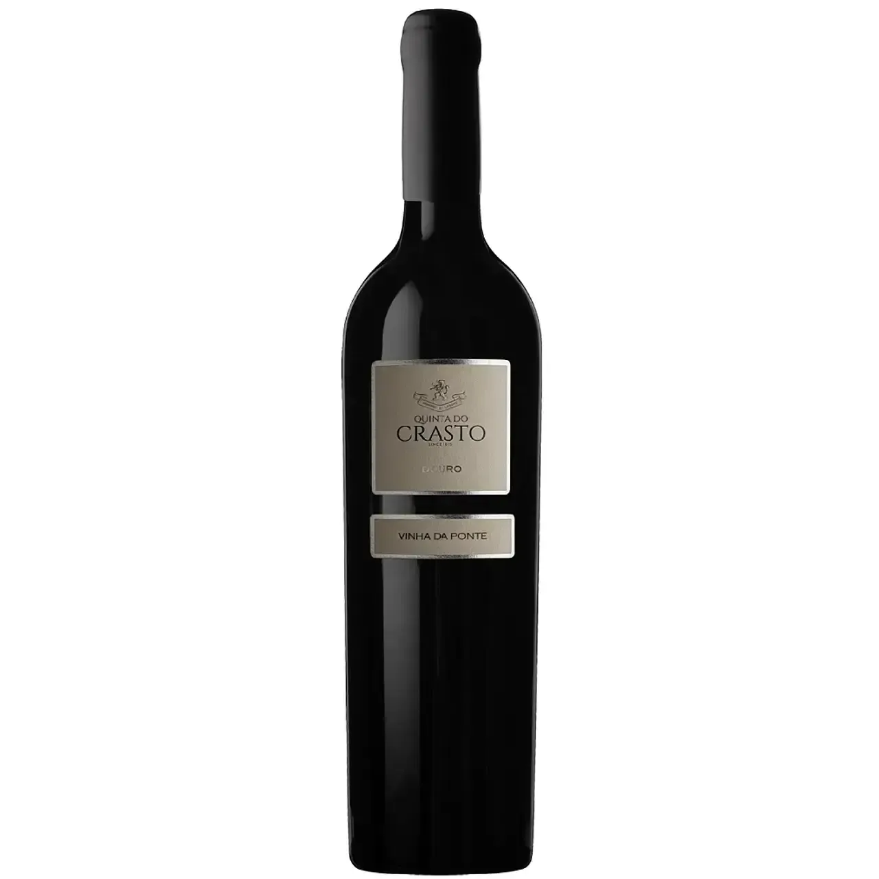 Garrafa de vinho tinto Quinta do Crasto Vinha da Ponte, DOC Douro, ícone raro e exclusivo.